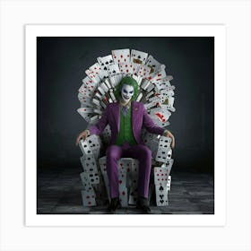 Joker Throne 1 Art Print