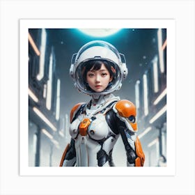 Sci-Fi Girl Art Print