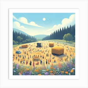 Day In The Country Art Print