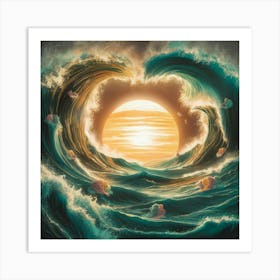 Heart Of The Ocean Art Print