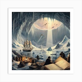 Ice Cave 1 Art Print