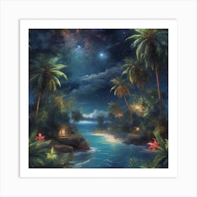 Tropical paradise Art Print