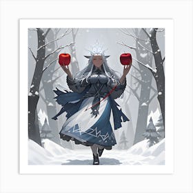 Snow Queen Art Print