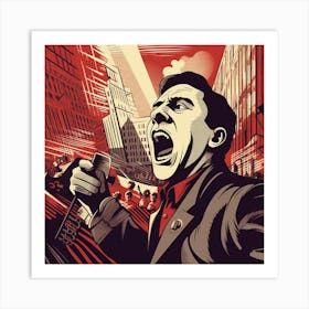 Communist Poster Art Print