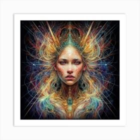 Electrical Symphonie Lightworkfullbody Show Th Art Print