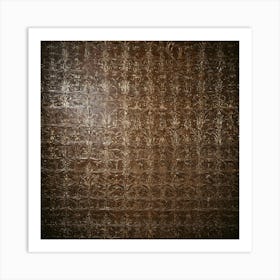 Photography Backdrop PVC brown painted pattern 8 Art Print