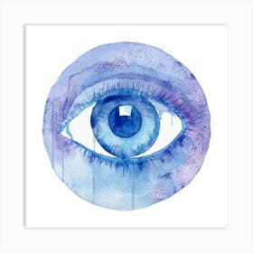 Blue Eye 4 Art Print