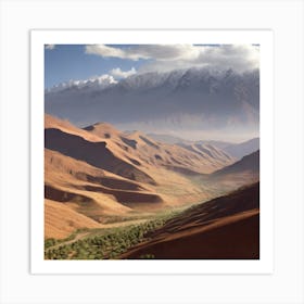 Desert Landscape - Desert Stock Videos & Royalty-Free Footage 2 Art Print