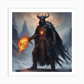 Dwarven Lord Art Print