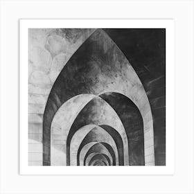 Arched Passageway Art Print