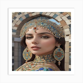 Lady of the Mosaic Art Print