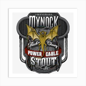 Mynock Power Cable Stout Art Print