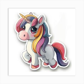 Unicorn Sticker 62 Art Print