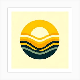 Sunrise Logo Art Print