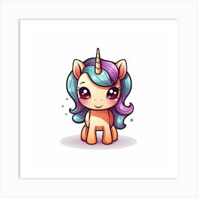 Cute Unicorn 87 Art Print