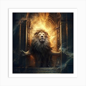 Lion Of The Gate Art Print