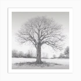 Bare Tree 4 Art Print