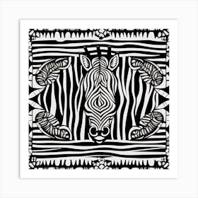 Zebra Art Print