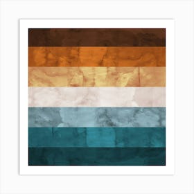 Gradient watercolor 3 Art Print