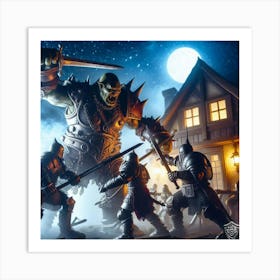 Knights Of The Night Art Print