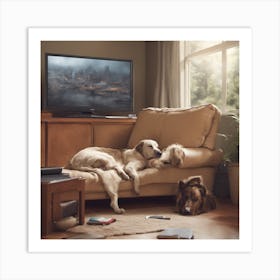 The amazing Dogs Art Print