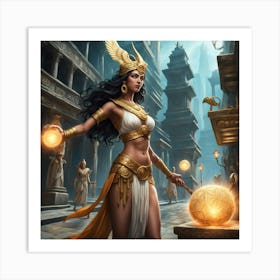 Egyptian Goddess 18 Art Print