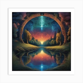 Arch Of Light Art Print