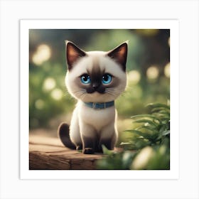 Siamese Cat 6 Art Print