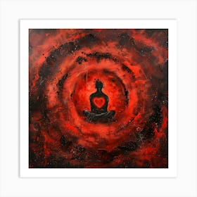 Meditative Heart Art Print