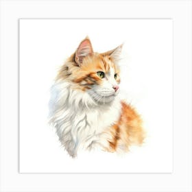 Skookum Cat Portrait Art Print