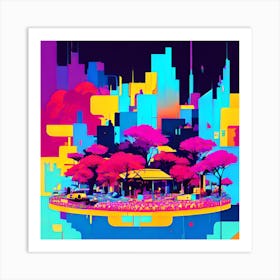 Cityscape 3 Art Print