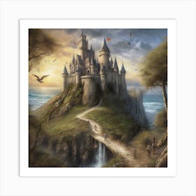 Castle On The Hill Art Print