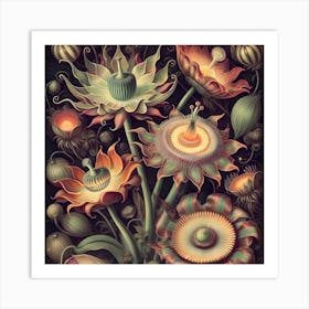 Flowers Of The Night 1 Art Print