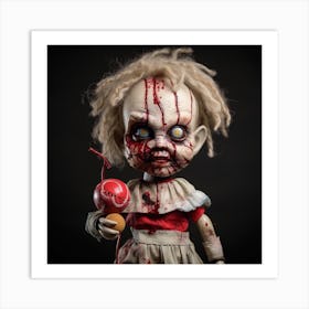 Chucky Doll Art Print