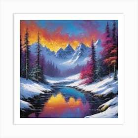 Winter Landscape Art Print