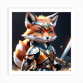 Fox Knight Art Print