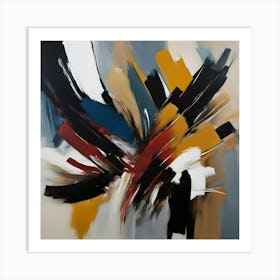 Bold Brushstrokes. Art Print