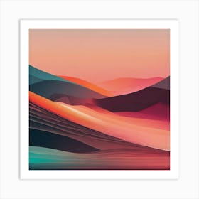 Abstract Landscape 1 Art Print