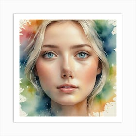 Watercolor Painting 7 Art Print