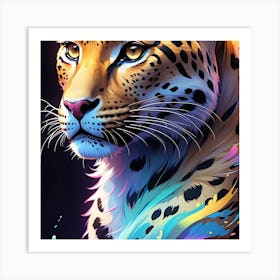 Leopard Art Art Print