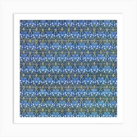 Blue Irises Art Print