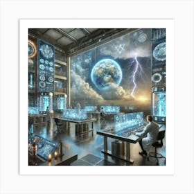 Nimbus Research Labs Weather Technology Development Art Print