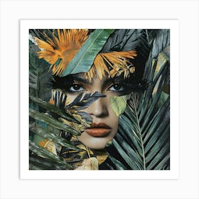 'A Woman In The Jungle' Art Print