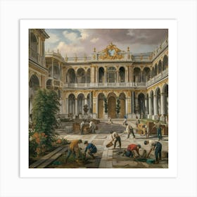 Courtyard Of The Imperial Palace Art Print