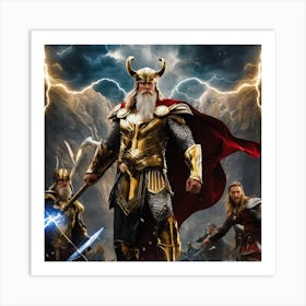 Thor hero 1 Art Print