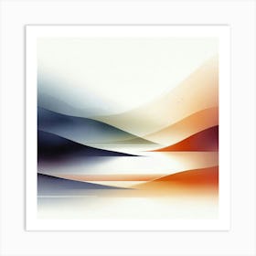 Abstract Landscape 1 Art Print