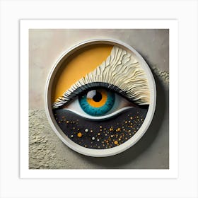 Eye Window as part of the I put an eye on you A Kaleidoscope of Gazes Series Art Print