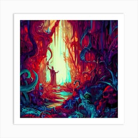 Mythic Emergence Art Print