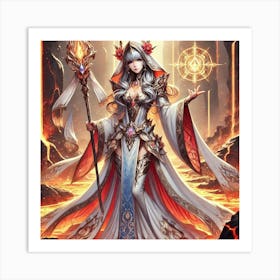 Priestess Kaida Image 2 Art Print