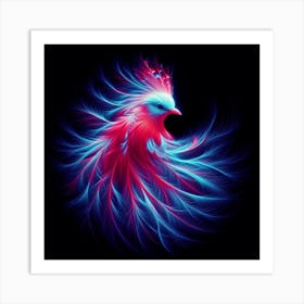 A vibrant bird 2 Art Print